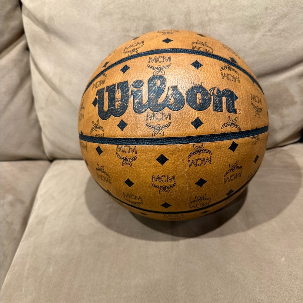 Limited Edition Wilson x MCM Designer Basketball - Picture 4 of 6